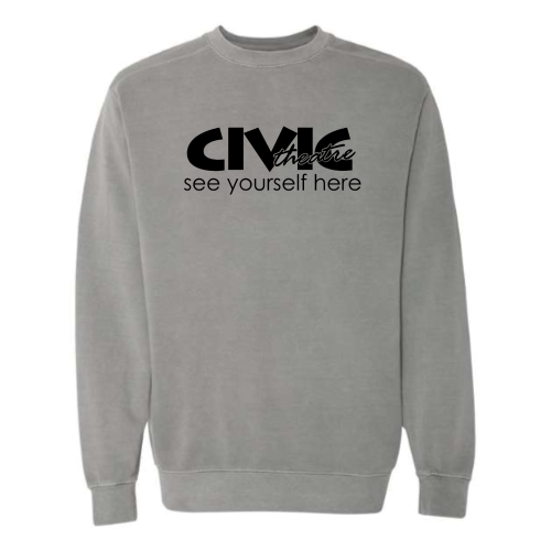 CivicTheatreMerch - Pigment-Dyed Crewneck Sweatshirt