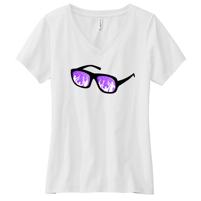Watch Party - Volunteer Knitwear Women's Daily V-Neck Tee USA-Made