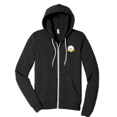 ETC.Staffing - Unisex Sponge Fleece Full-Zip Hooded Sweatshirt