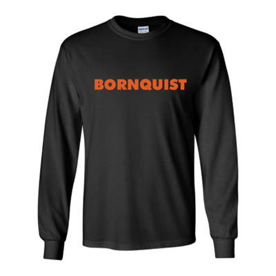 Bornquist - Unisex Cotton Long Sleeve : Gildan - Written Logo