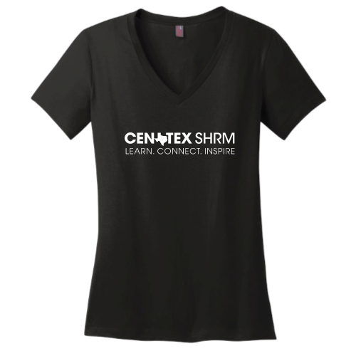 CentexSHRM - District Made Ladies Perfect Weight V-Neck Tee v1