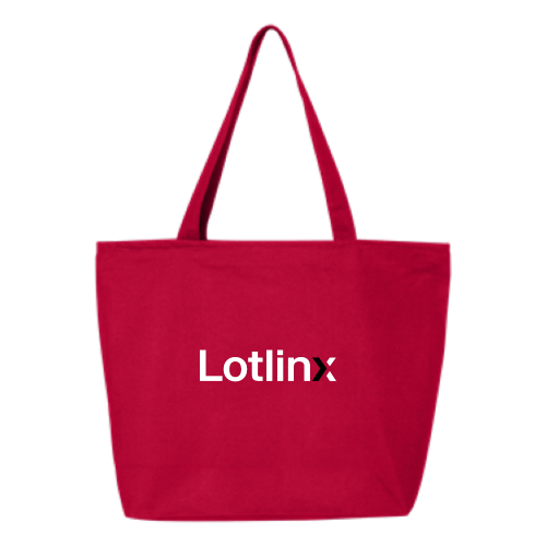 Lotlinx - 24.5L Canvas Zippered Tote v2
