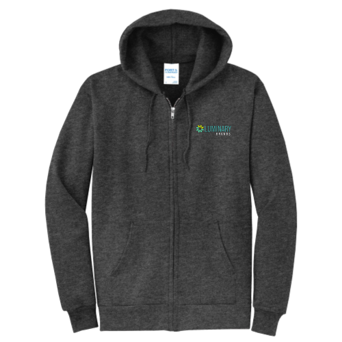 LuminaryBrands - Port & Company Classic Full-Zip Hooded Sweatshirt