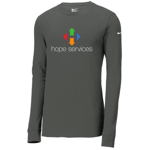 HopeServices - Nike Dri-FIT Cotton/Poly Long Sleeve Tee