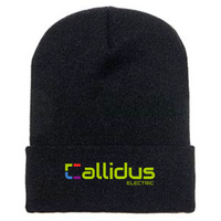 Callidus Electric Green Cuffed Beanie