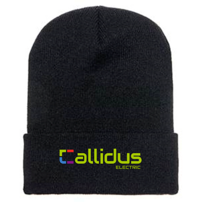 Callidus Electric Green Cuffed Beanie