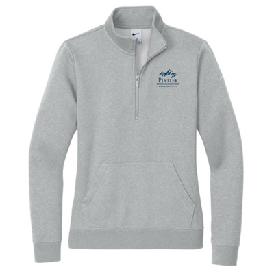 PintlerWMG - Nike Ladies Club Fleece Sleeve Swoosh 1/2-Zip v2
