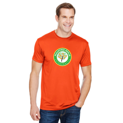 TheNorbuAgency - Unisex Performance T-Shirt USA-Made (PeachTree)