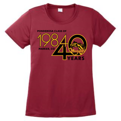 Ponderosa HS 1984 Ladies Sport Tek Competitor Tee