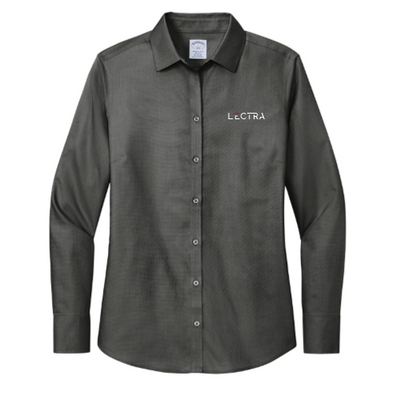 Lectra - Brooks Brothers - Women's Wrinkle-Free Stretch Nailhead Shirt - Black