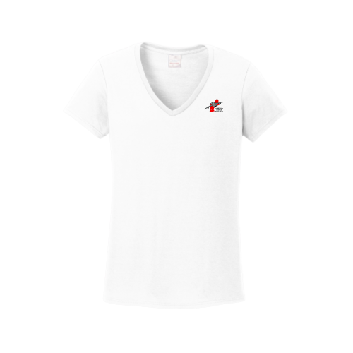 GCC - Gildan Ladies Heavy Cotton 100% Cotton V-Neck T-Shirt