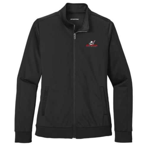 PinkertonScience - Sport-Tek Ladies Tricot Sleeve Stripe Track Jacket
