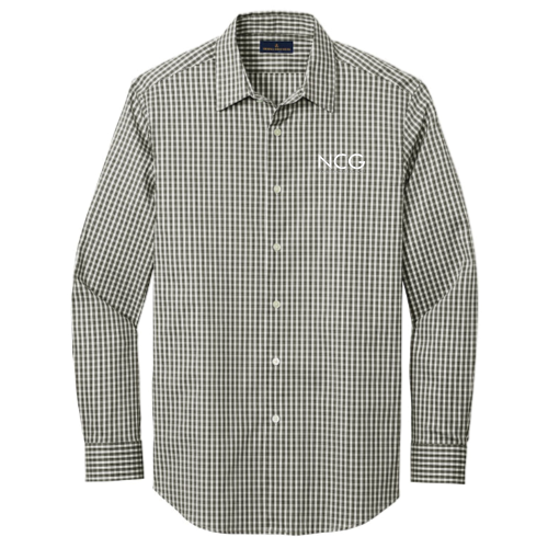 NCGCinema - Brooks Brothers Men's Tech Stretch Pattern Shirt