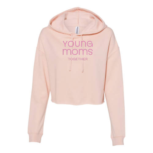 Young Moms Together - Independent Trading Women's Crop Hoodie