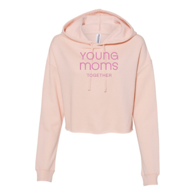 Young Moms Together - Independent Trading Women's Crop Hoodie