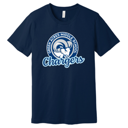 GreenAcresMiddleSchool - Bella Canvas - 3001C - Circle Chargers