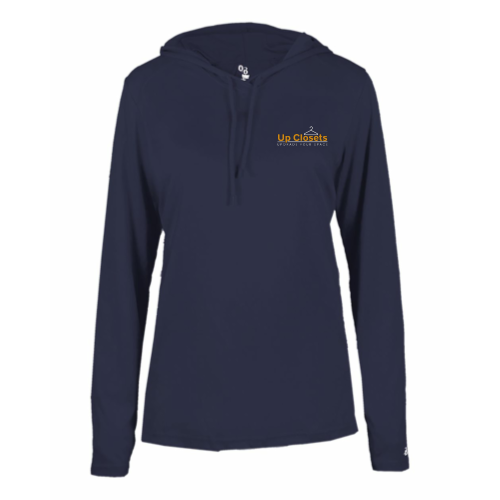 UpClosets - B-Core L/S Women's Hood Tee