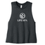 Lifetime - Racerback Cropped Tank