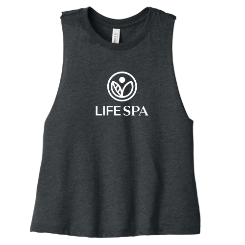 Lifetime - Racerback Cropped Tank