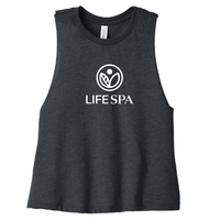 Lifetime - Racerback Cropped Tank
