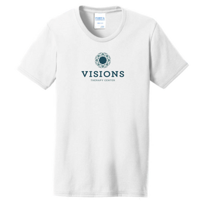 SDVisions - Port & Company Ladies 50/50 Cotton/Poly T-Shirt "Therapy Center"