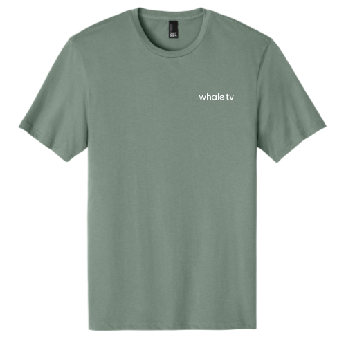 WhaleTV - District Made Mens Perfect Weight Crew Tee
