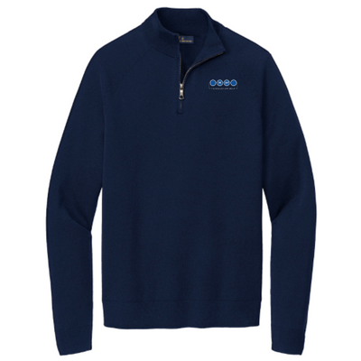 MH2 - Brooks Brothers Cotton Stretch 1/4-Zip Sweater - v1