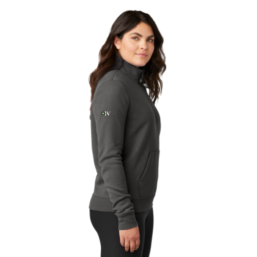 PVFinancial - Nike Ladies Club Fleece Sleeve Swoosh 1/2-Zip