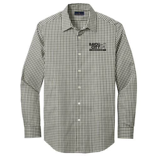 BayouCityHospice - Brooks Brothers - Men's Tech Stretch Pattern Shirt