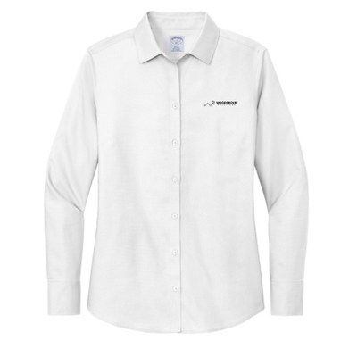 WoodgroveSolutions - Brooks Brothers Women's Wrinkle-Free Stretch Nailhead Shirt BB18003