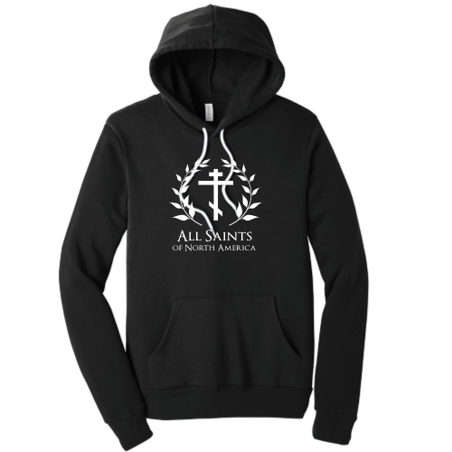 AllSaintsofNorthAmerica - Unisex Poly/Cotton Hooded Pullover Sweatshirt