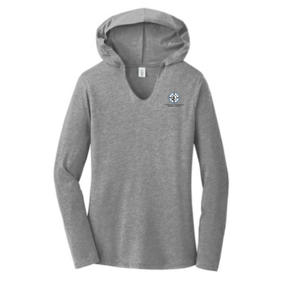 Charleston Veterinary - District Made Ladies Perfect Tri Long Sleeve Hoodie
