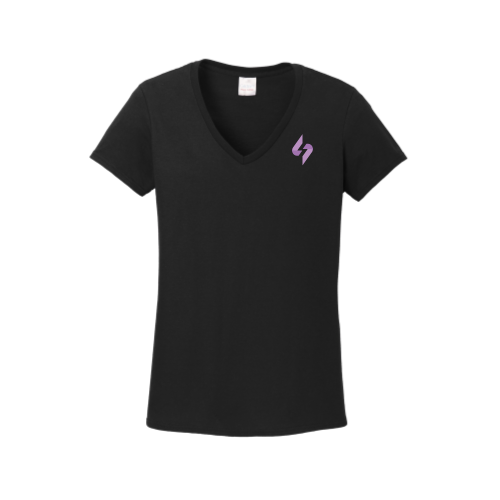 Snapattack - Gildan Ladies Heavy Cotton 100% Cotton V-Neck T-Shirt