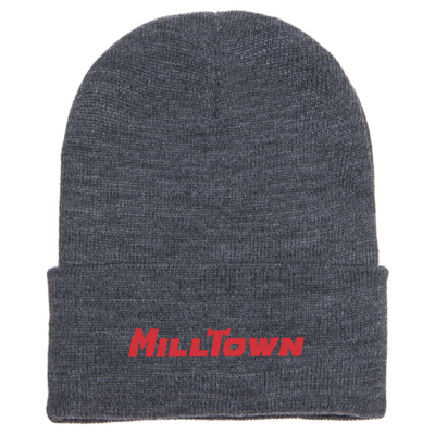 MilltownPlumbing - Cuffed Knit Beanie v1