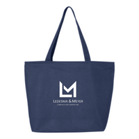 LedesmaMeyerConstruction - 24.5L Canvas Zippered Tote