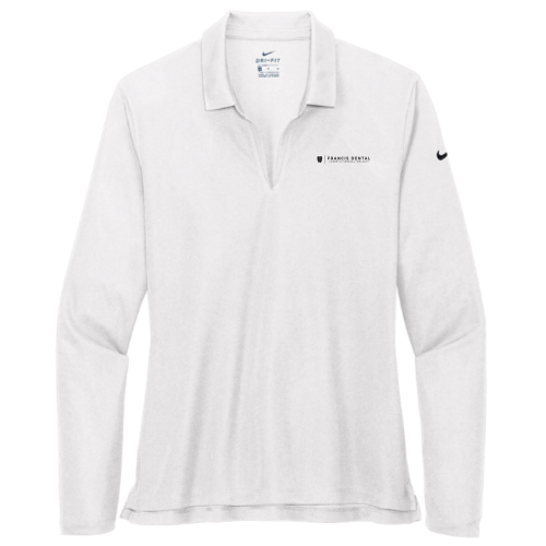 FrancisDental - Nike - Ladies Dri-FIT Long Sleeve Polo