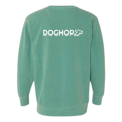 DogHop -Pigment-Dyed Crewneck Sweatshirt