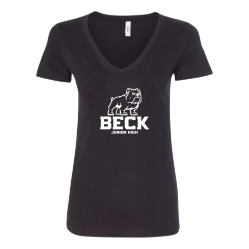 BeckJuniorHigh - Next Level - Womens V-Neck 1540