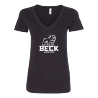BeckJuniorHigh - Next Level - Womens V-Neck 1540