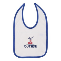 1DegreeOutside - Rabbit Skins Infant Contrast Trim Premium Jersey Bib
