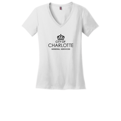 CCGS - District Made Ladies Perfect Weight V-Neck Tee
