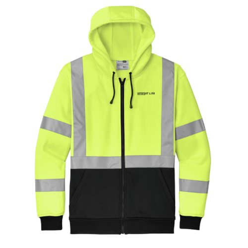 SLConstruction - CornerStone A107 Class 3 Heavy-Duty Fleece Full-Zip Hoodie