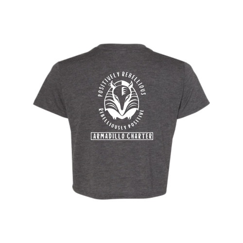 ArmadilloCharter - Ladies Flowy Cropped T-Shirt