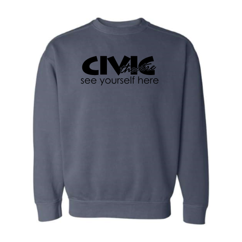 CivicTheatreMerch - Pigment-Dyed Crewneck Sweatshirt