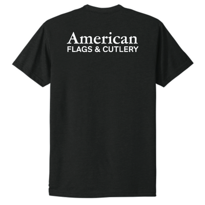 American Flags and Cutlery - Unisex Next Level  CVC T-Shirt