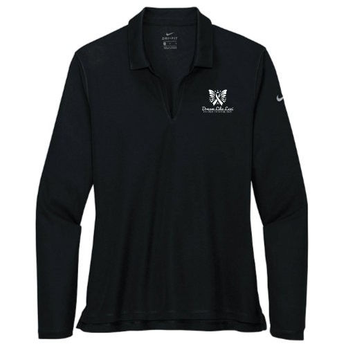 Dream Like Lexi - Nike Ladies Dri-FIT Micro Pique 2.0 Long Sleeve Polo v2