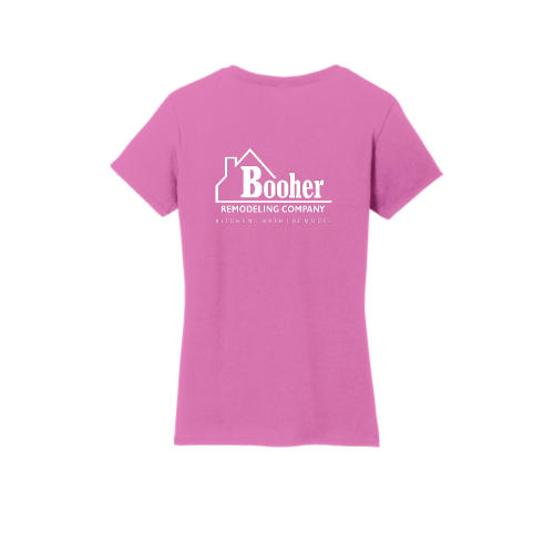 BooherRemodelingCompany - Gildan Ladies Heavy Cotton 100% Cotton V-Neck T-Shirt
