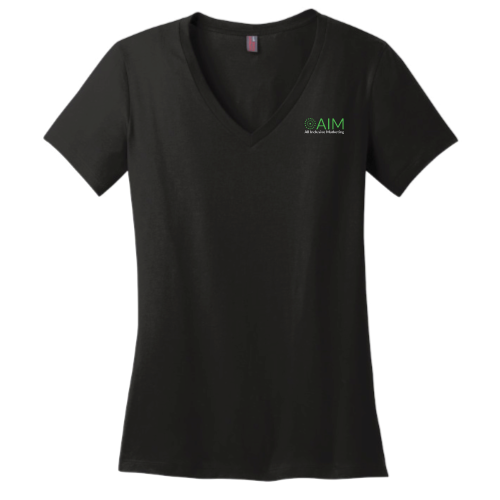 AllInclusiveMarketing - District Made Ladies Perfect Weight V-Neck Tee
