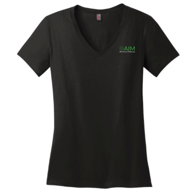 AllInclusiveMarketing - District Made Ladies Perfect Weight V-Neck Tee