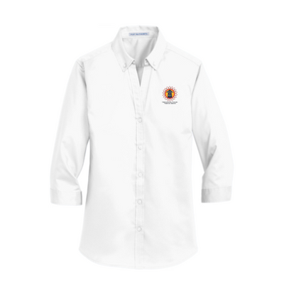 Inspire to Rise - Port Authority Ladies 3/4-Sleeve SuperPro Twill Shirt v1
